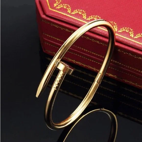 NEW stainless steel Nail cuff bangle bracelet